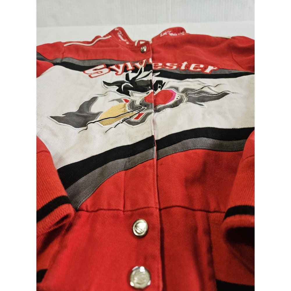 Looney Tunes Lot 29 Premium Wear Sylvester Nascar Youth XL Long Sleeved - Picture 2 of 12